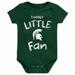 Outerstuff Infant Green Michigan State Spartans Daddy's Little Fan Creeper
