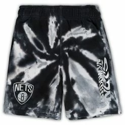 Outerstuff Preschool White/Black Brooklyn Nets Santa Monica Shorts