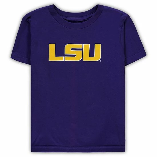 Outerstuff Preschool Purple LSU Tigers Team Primary Logo T-Shirt 3 Outerstuff Preschool Purple LSU Tigers Team Primary Logo T-Shirt