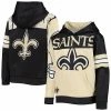 Outerstuff Youth Gold/Black New Orleans Saints First And Goal Pullover Hoodie