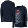Outerstuff Youth Navy Cleveland Indians Score Long Sleeve T-Shirt -Outerstuff shop unnamed file 9503