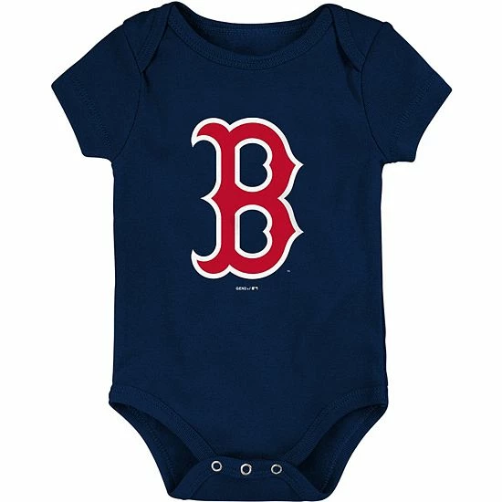 Outerstuff Newborn & Infant Navy Boston Red Sox Primary Logo Bodysuit 3 Outerstuff Newborn & Infant Navy Boston Red Sox Primary Logo Bodysuit