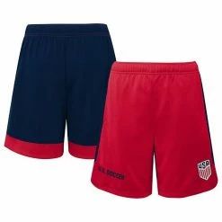 Outerstuff Youth Red/Navy US Soccer Spot Kick Shorts