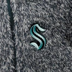 Outerstuff Newborn & Infant Deep Sea Blue Seattle Kraken Game Nap Teddy Fleece Bunting Sleeper -Outerstuff shop unnamed file 9574