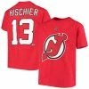 Outerstuff Youth Nico Hischier Red New Jersey Devils Name & Number T-Shirt