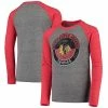 Outerstuff Youth Red Chicago Blackhawks Rink Splitter Tri-Blend Raglan Long Sleeve T-Shirt -Outerstuff shop unnamed file 9620