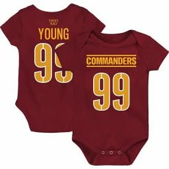 Outerstuff Infant Chase Young Burgundy Washington Commanders Mainliner Player Name & Number Bodysuit -Outerstuff shop unnamed file 9629