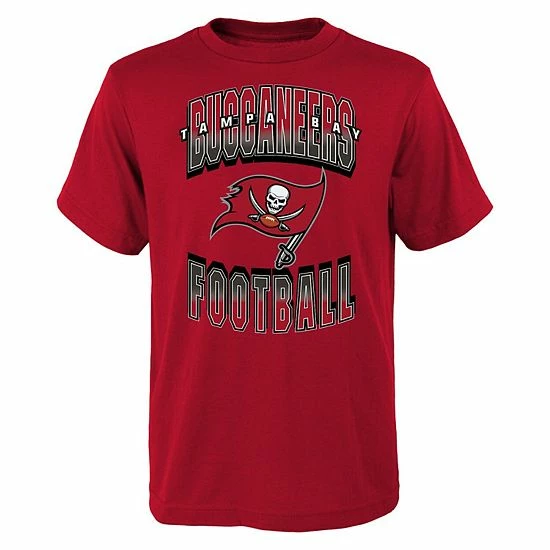 Outerstuff Youth Red Tampa Bay Buccaneers Forward Progress T-Shirt 3 Outerstuff Youth Red Tampa Bay Buccaneers Forward Progress T-Shirt