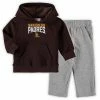 Outerstuff Infant Brown/Heathered Gray San Diego Padres Fan Flare Fleece Hoodie And Pants Set 2 Outerstuff Infant Brown/Heathered Gray San Diego Padres Fan Flare Fleece Hoodie And Pants Set -Outerstuff shop unnamed file 9700