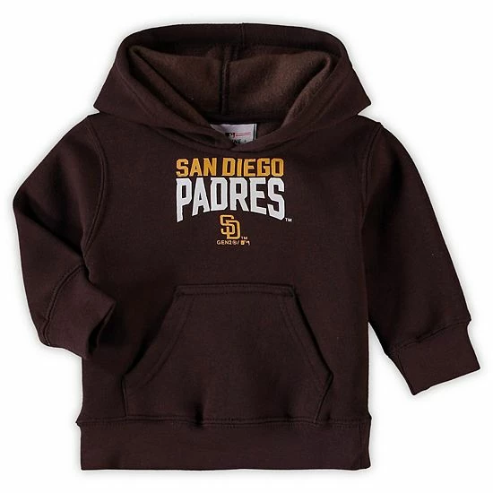 Outerstuff Infant Brown/Heathered Gray San Diego Padres Fan Flare Fleece Hoodie And Pants Set 5 Outerstuff Infant Brown/Heathered Gray San Diego Padres Fan Flare Fleece Hoodie And Pants Set - Image 3