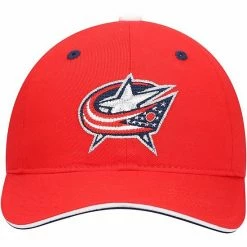 Outerstuff Youth Red Columbus Blue Jackets Adjustable Hat -Outerstuff shop unnamed file 9728