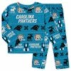 Outerstuff Preschool Blue Carolina Panthers Allover Print Long Sleeve T-Shirt & Pants Holiday Pajamas Sleep Set -Outerstuff shop unnamed file 9772