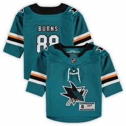 Alternative view of Outerstuff Infant Brent Burns Teal San Jose Sharks Home Premier Player Jersey