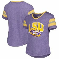 Outerstuff Youth Purple LSU Tigers Catch The Wave V-Neck T-Shirt