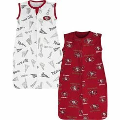 Outerstuff Infant Scarlet/White San Francisco 49ers Sung As A Bug Two-Piece Full-Zip Sleeveless Swaddle -Outerstuff shop unnamed file 9857