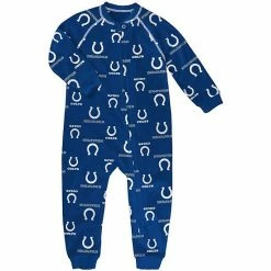 Outerstuff Toddler Royal Indianapolis Colts Raglan Full-Zip Jumper