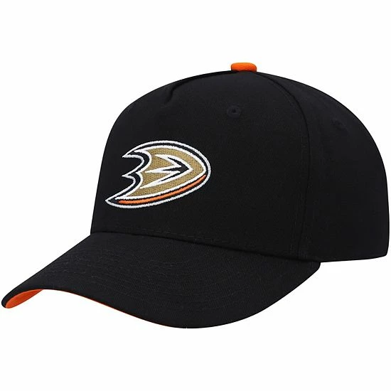 Outerstuff Youth Black Anaheim Ducks Snapback Hat 4 Outerstuff Youth Black Anaheim Ducks Snapback Hat - Image 2
