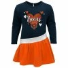 Outerstuff Girls Preschool Navy Chicago Bears All Hearts Jersey Tri-Blend Dress -Outerstuff shop unnamed file 9916