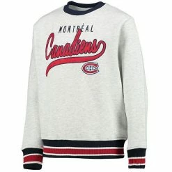 Outerstuff Youth Heathered Gray Montreal Canadiens Legends Pullover Sweatshirt -Outerstuff shop unnamed file 9961