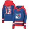 Outerstuff Youth Alexis Lafreniere Blue New York Rangers Ageless Must-Have V-Neck Name & Number Pullover Hoodie